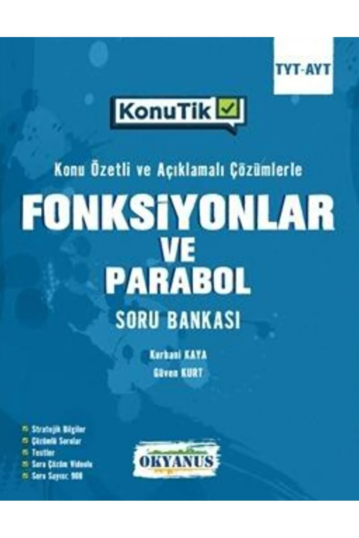 TYT AYT KonuTik Fonksiyonlar Ve Parabol Soru Bankası