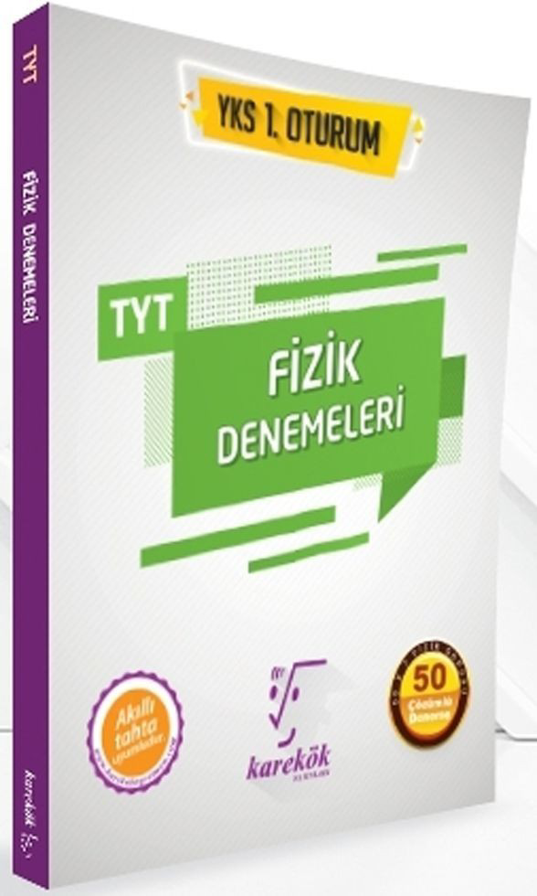 TYT Fizik 50 Çözümlü Deneme Karekök Yayınları