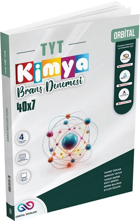 TYT Kimya 40 x 7 Branş Denemeleri Orbital Yayınları