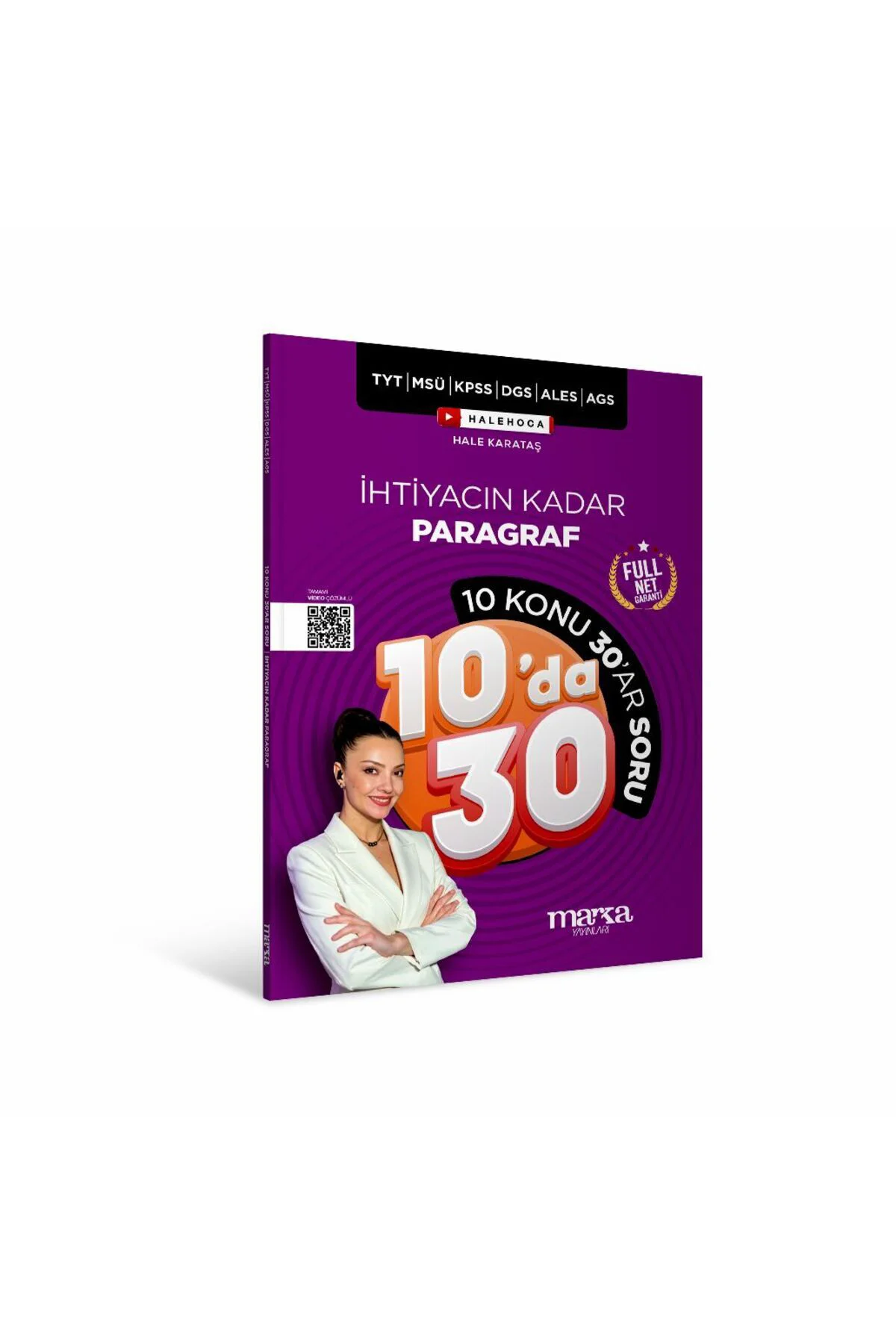 TYT MSÜ KPSS DGS ALES AGS İhtiyacın Kadar PARAGRAF 10 Konu da 30 ar Soru HALE HOCA