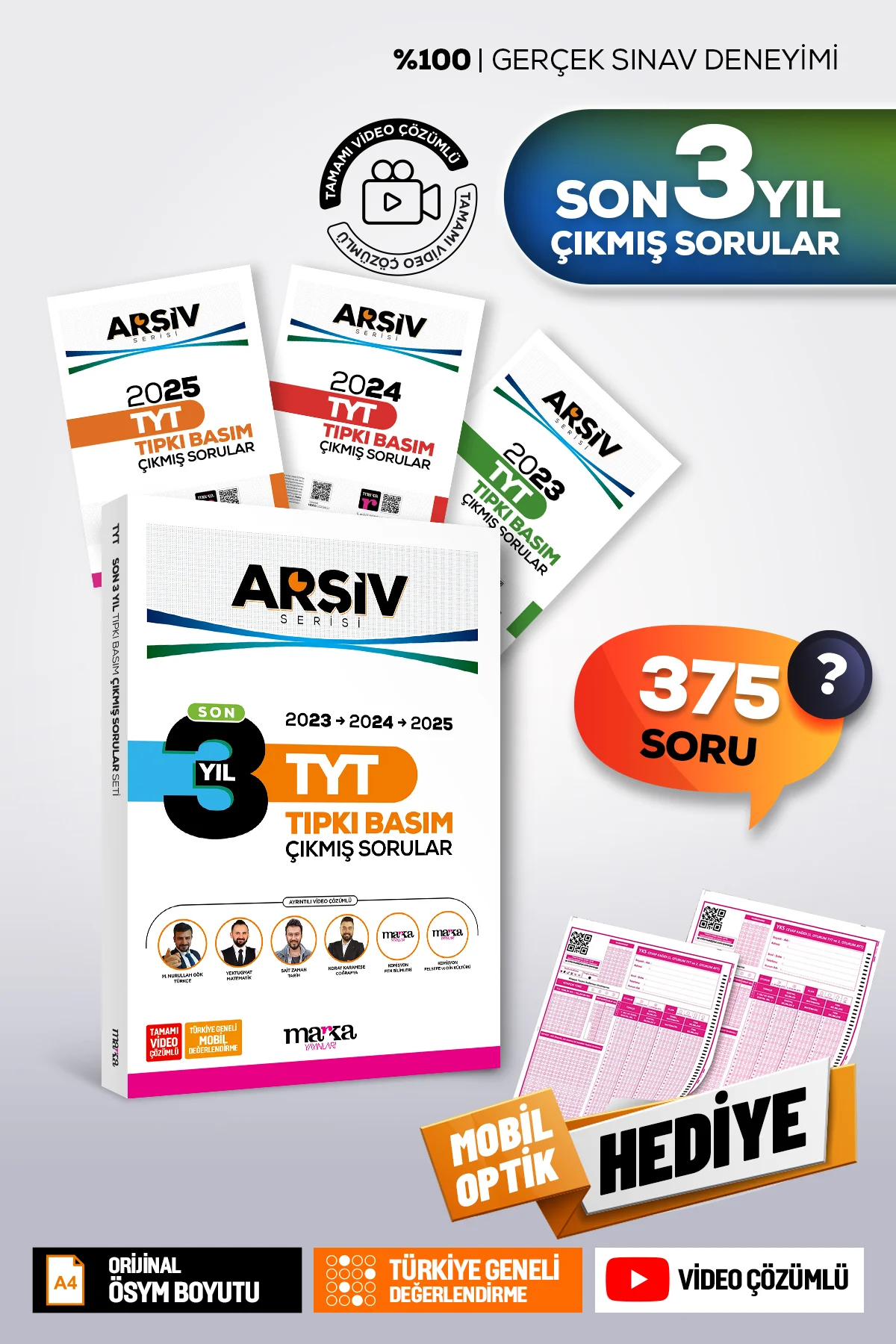 TYT Son 3 Yıl Tıpkı Basım Çıkmış Sorular | Ösym Boyut | Tamamı Video Çözümlü | Arşiv Serisi TYT Son 3 Yıl Tıpkı Basım Çıkmış Sorular | Ösym Boyut | Tamamı Video Çözümlü | Arşiv Serisi