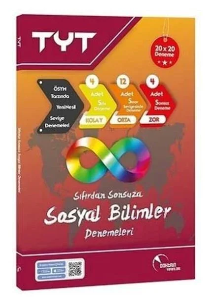 TYT Sosyal Bilimler Sıfırdan Sonsuza 20x20 Deneme Fiyatı, Yorumları ve Özellikleri