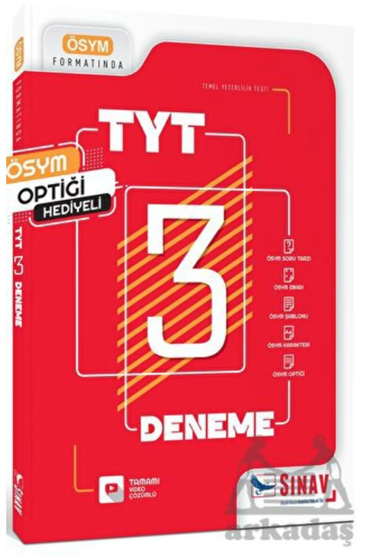 TYT Tamamı Video Çözümlü 3 Deneme