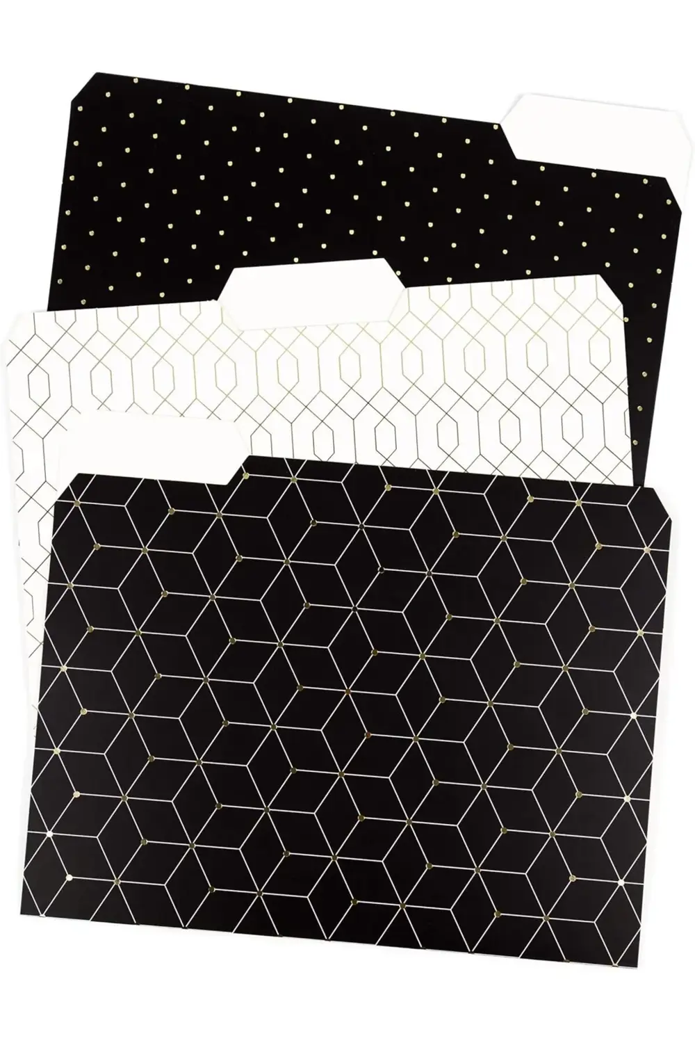 U Brands Fleuri Fashion yelpaze klasör 24'lü paket modern, klasik