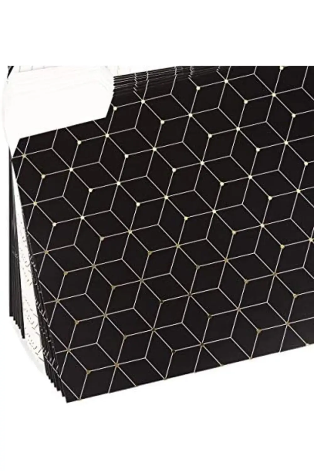 U Brands Fleuri Fashion yelpaze klasör 24'lü paket modern, klasik