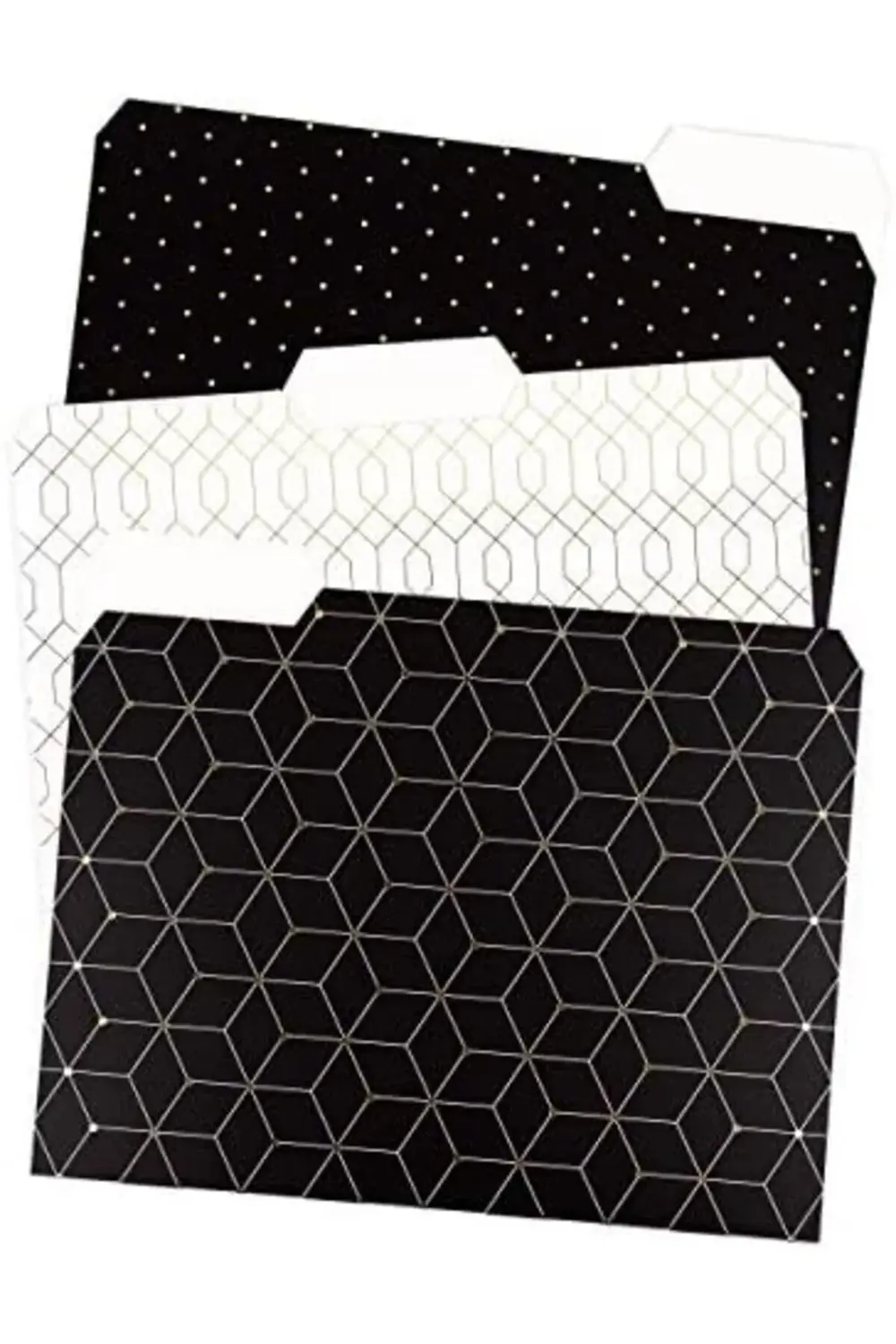 U Brands Fleuri Fashion yelpaze klasör 24'lü paket modern, klasik