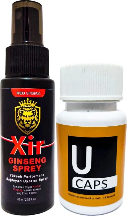 U Caps Xir 3xeffect Spray 60 ml - Erkeğe Özel Karışım Sprey ve 15li Kapsül Fiyatı, Yorumları ve Özellikleri