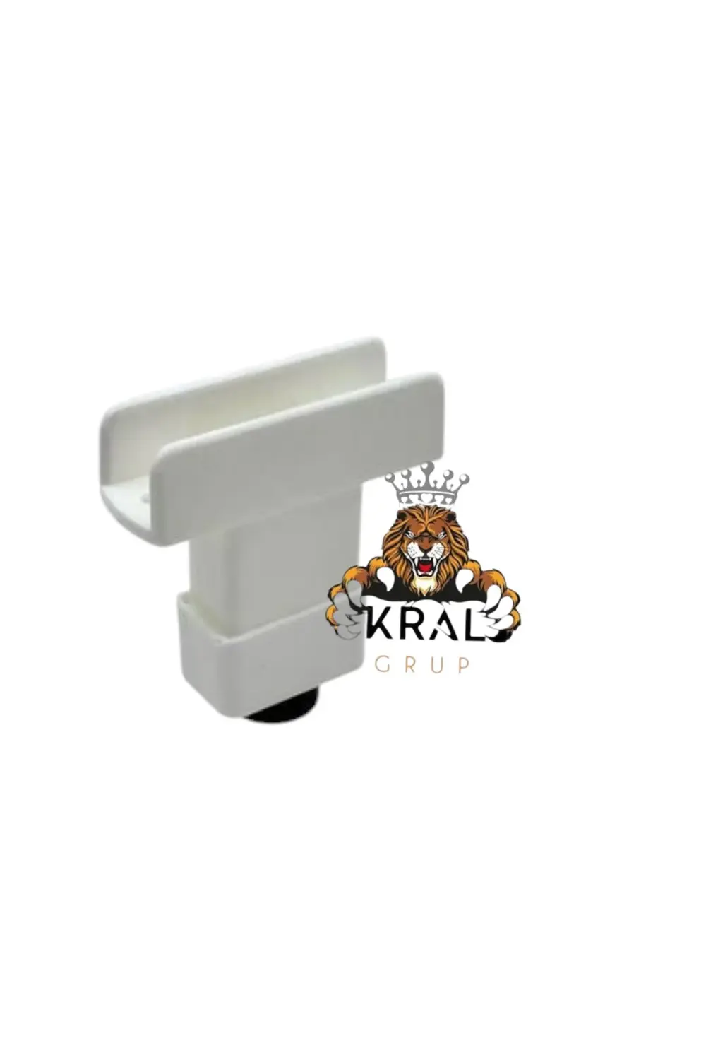 U Geçme Plastik Ayak 18mm 6cm Beyaz