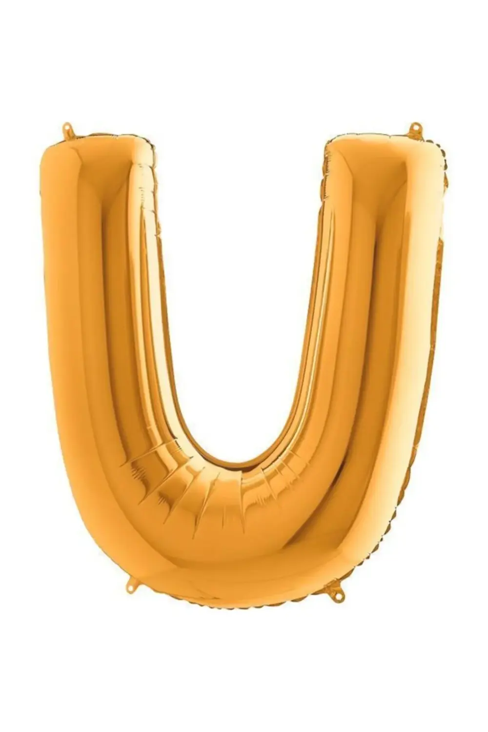 U Harf Altın Folyo Balon 102cm