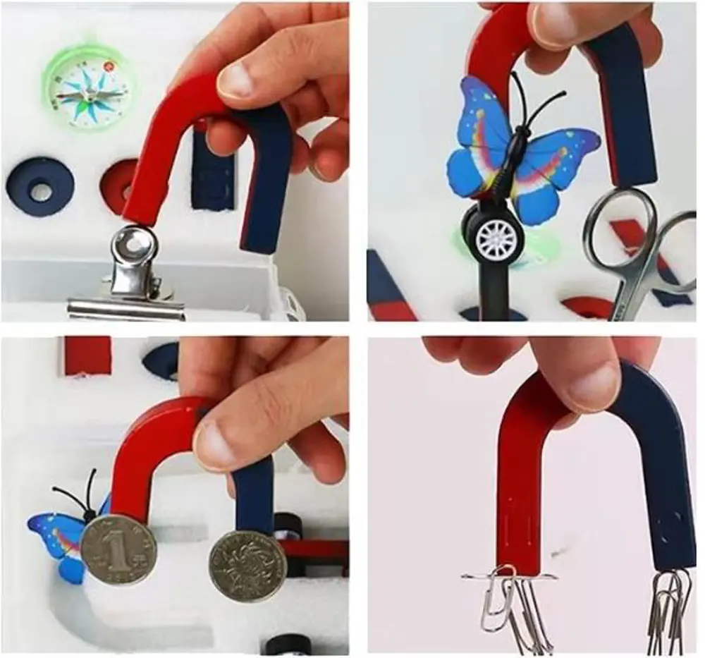 U Mıknatıs Dev Boy 6x5 cm Boyunda Deney Mıknatısı - 1 Adet