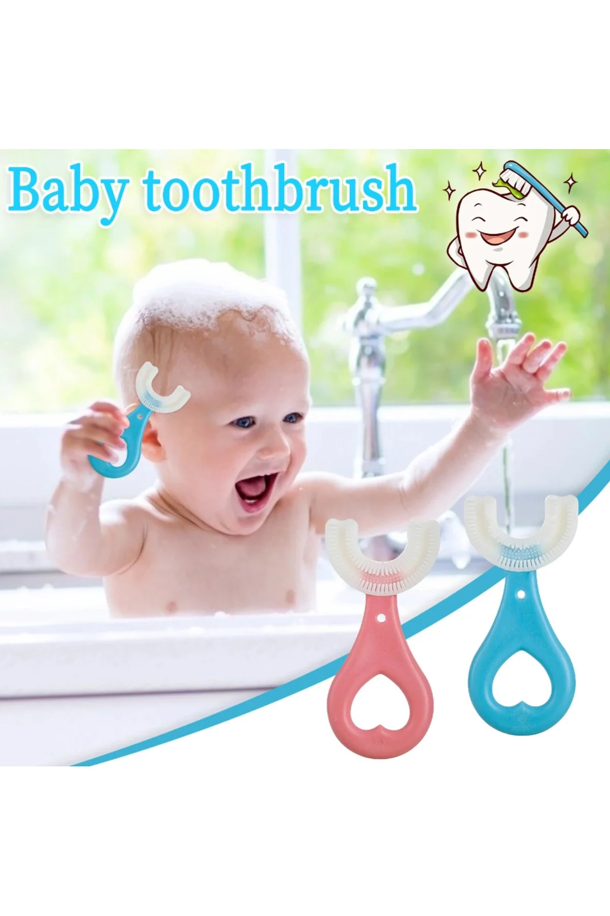 U Tipi Bebek Ağız Bakım Ve Diş Fırçası Bx40 U Tipi Bebek Ağız Bakım Ve Diş Fırçası Bx40 - Görsel 2