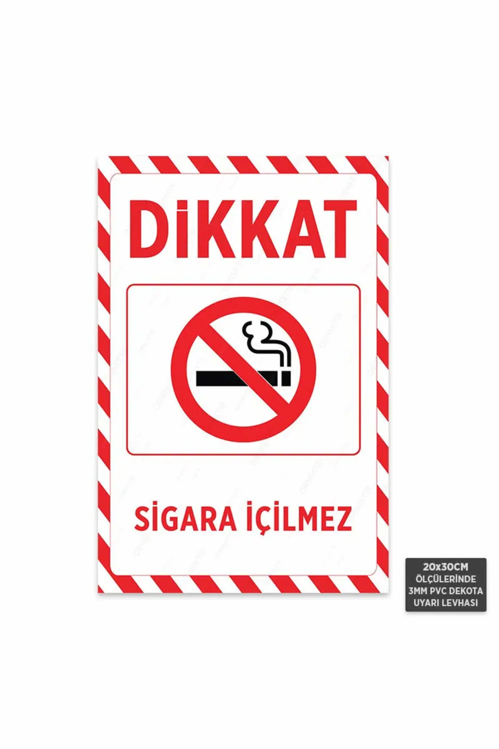 U1084 -  İçilmez Dekota Uyarı Levhası (20x30cm)