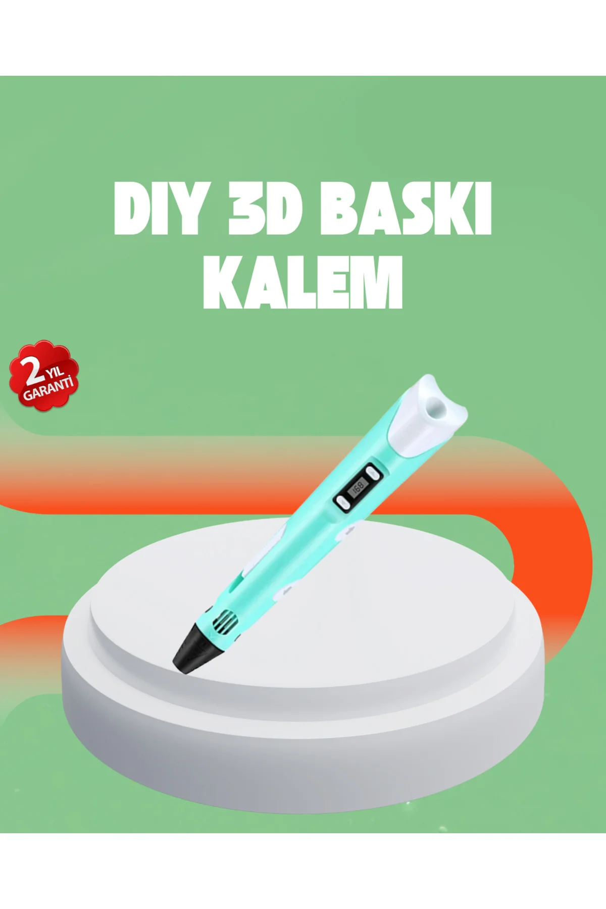 Üç Boyutlu 3D Yazıcı Kalem ABS ve PLA Uyumlu