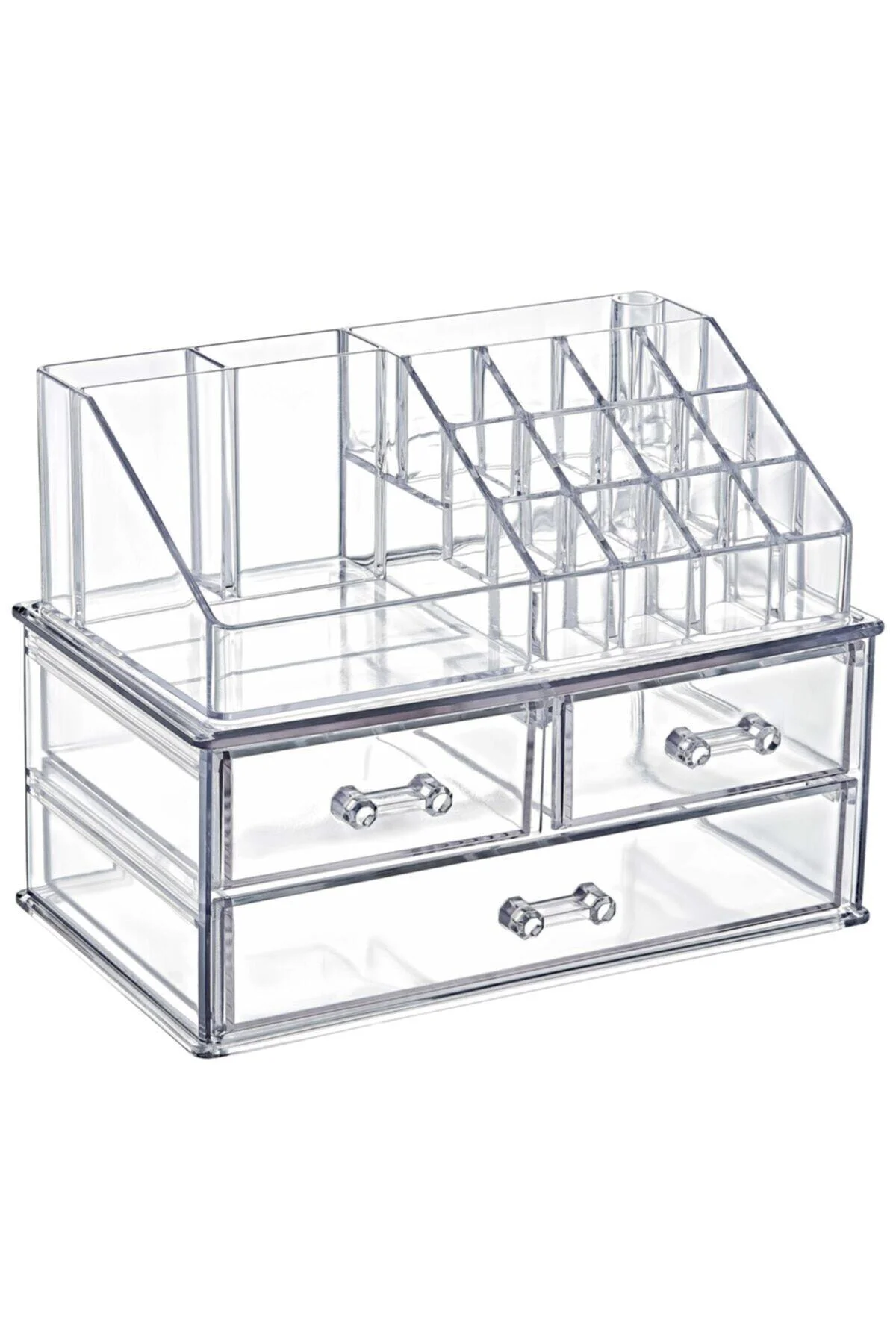 Üç Çekmeceli Makyaj Kozmetik Düzenleyici Organizer Set