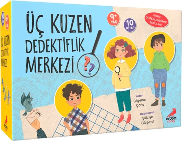 Üç Kuzen Dedektiflik Merkezi 10 Kitap Set Üç Kuzen Dedektiflik Merkezi 10 Kitap Set