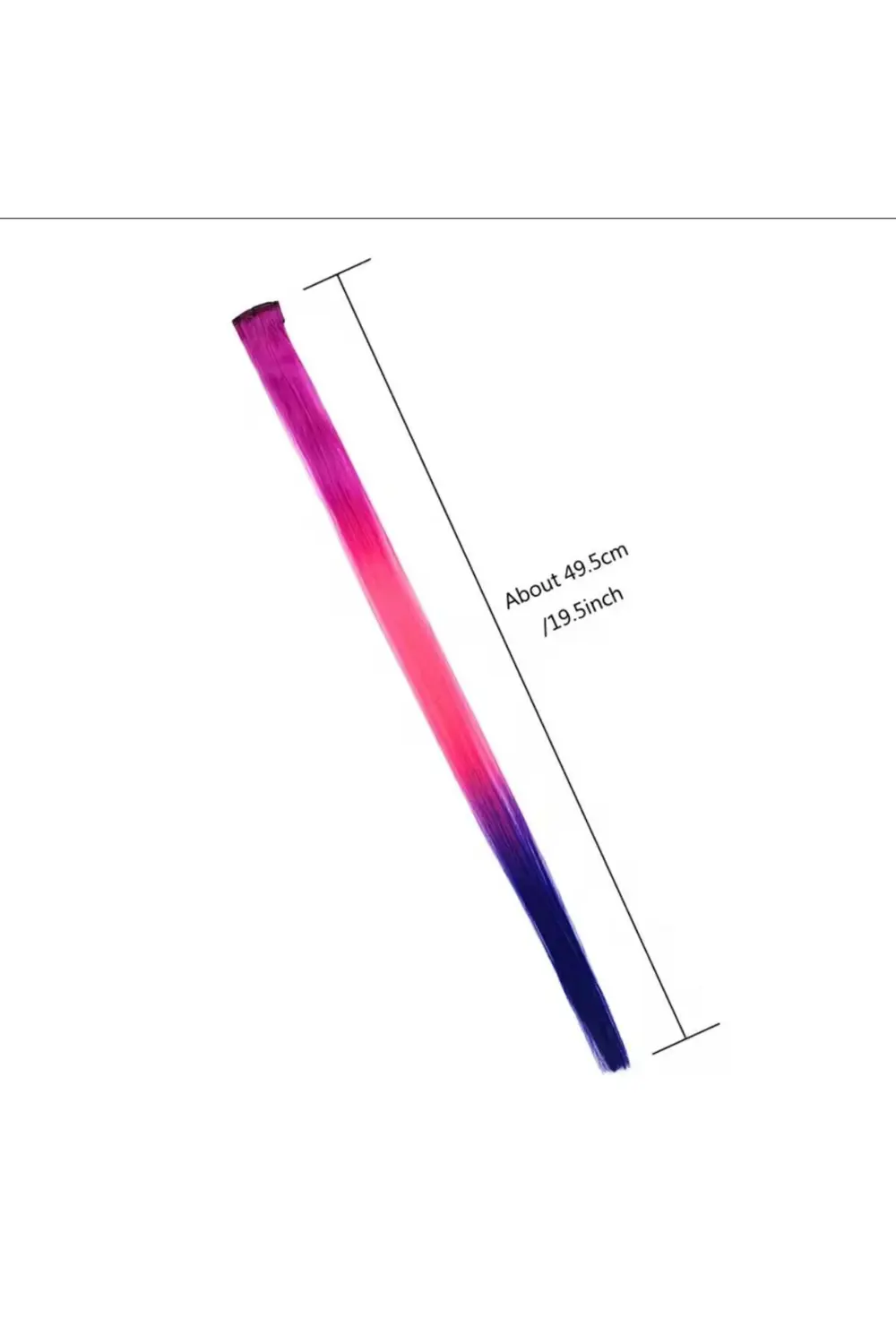 üç renkli çıtçıt tokalı yan postiş saç aksesuarı tinsel saç