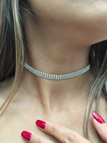ÜÇ SIRA CHOKER KOLYE ZİRKON TAŞ SU YOLU ABİYE GERDANLIK TASMA KOL ÜÇ SIRA CHOKER KOLYE ZİRKON TAŞ SU YOLU ABİYE GERDANLIK TASMA KOL