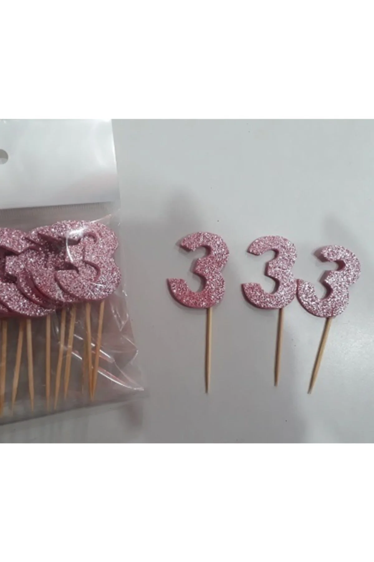 Üç Yaş Kürdanı 20 'li Pembe