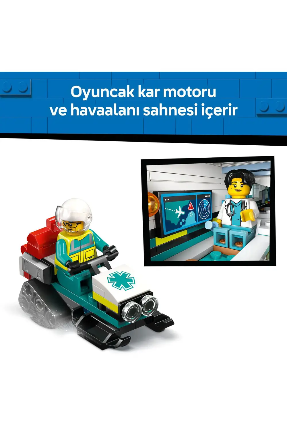 UÇAK AMBULANS 3 LEGO