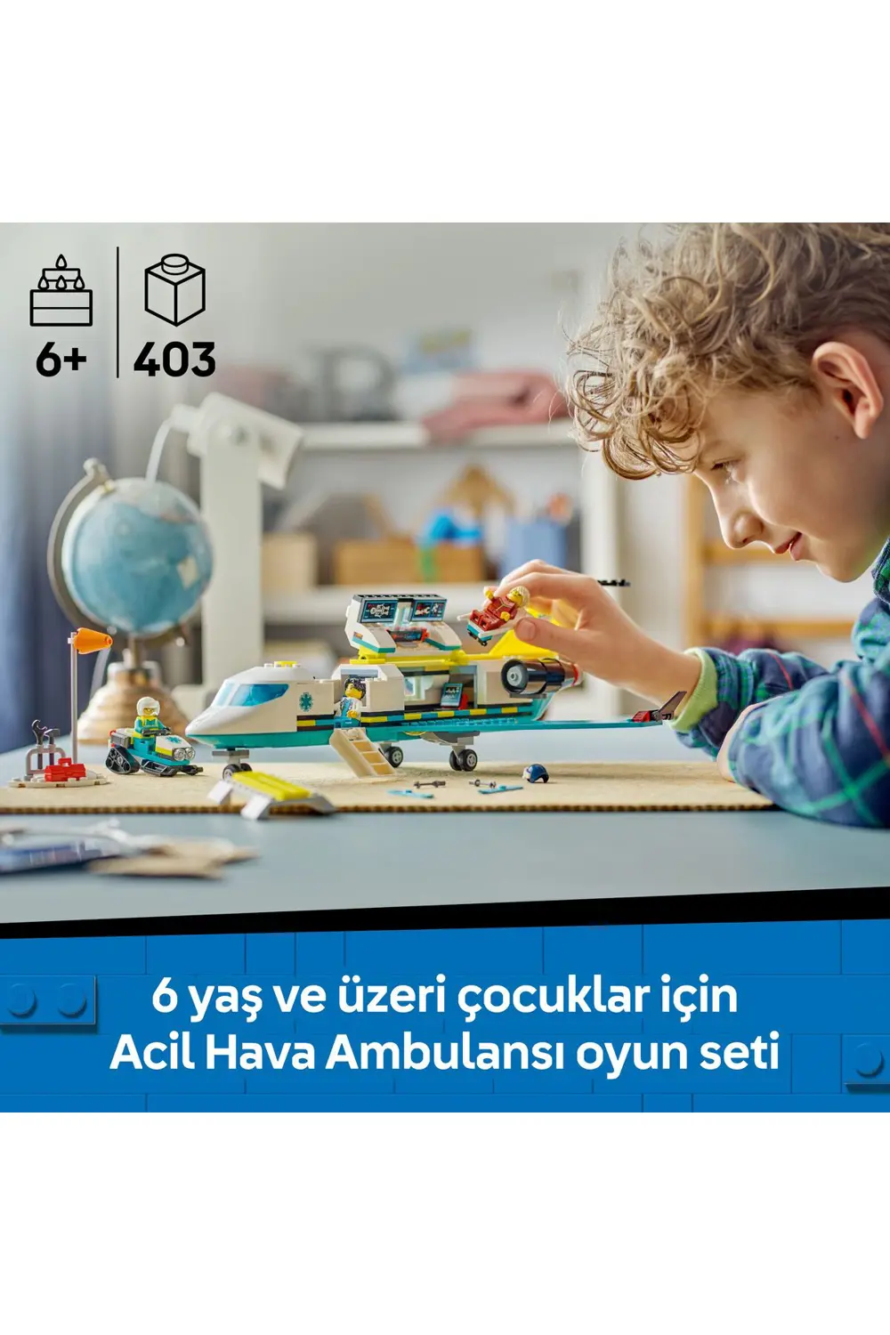 UÇAK AMBULANS 3 LEGO