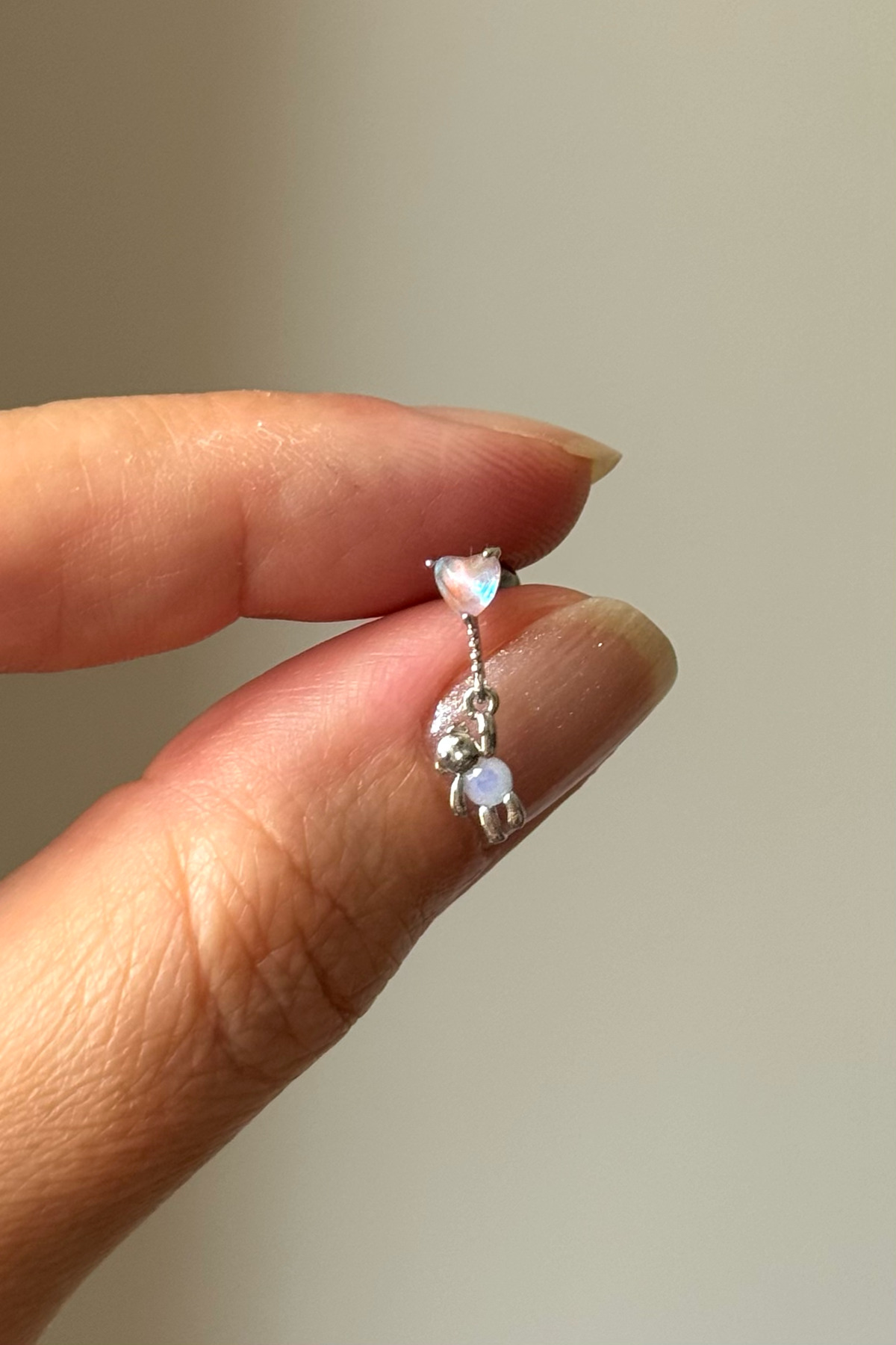 Uçan Balonlu Ayıcık Piercing | Cerrahi Çelik