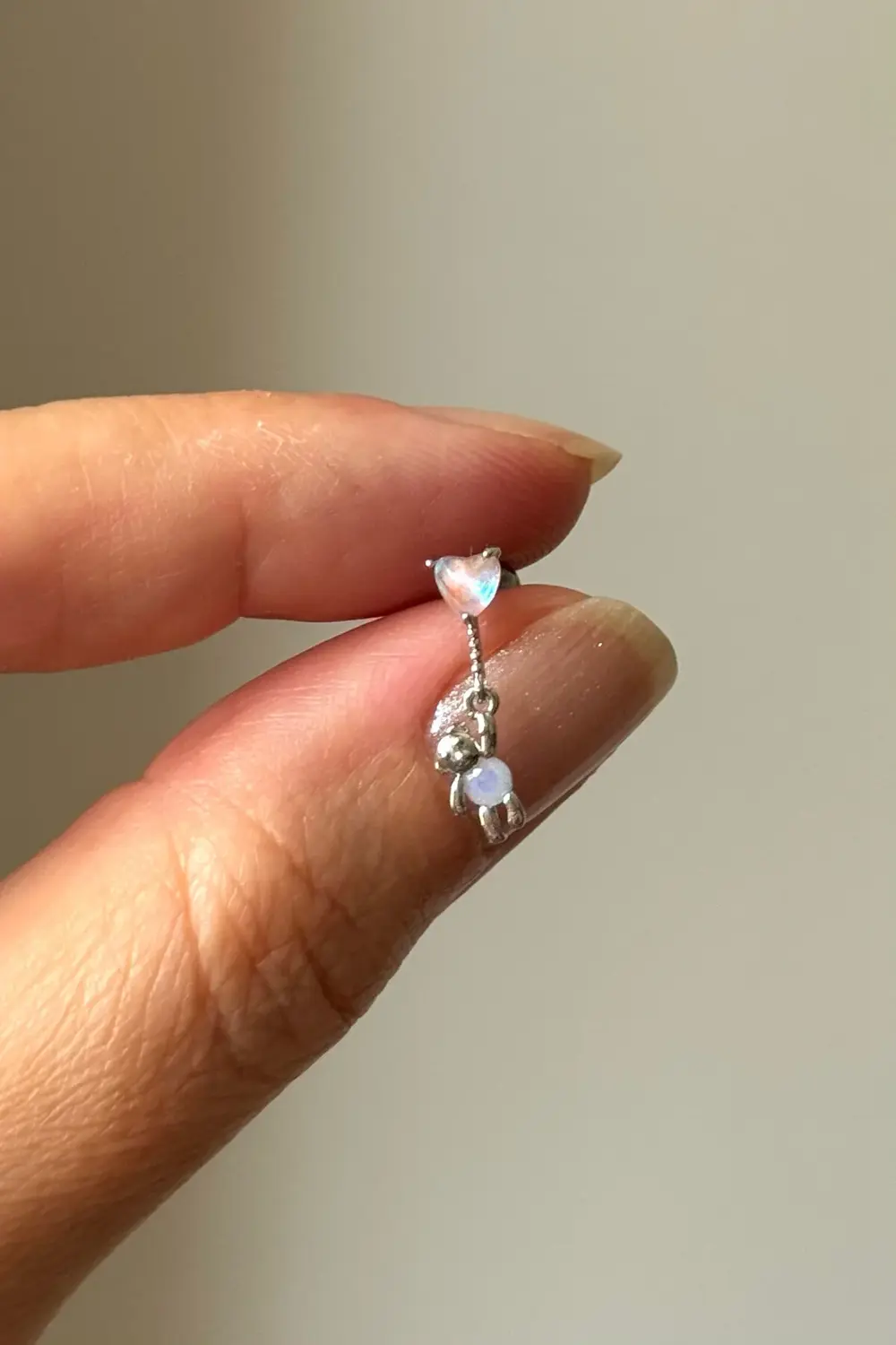 Uçan Balonlu Ayıcık Piercing | Cerrahi Çelik