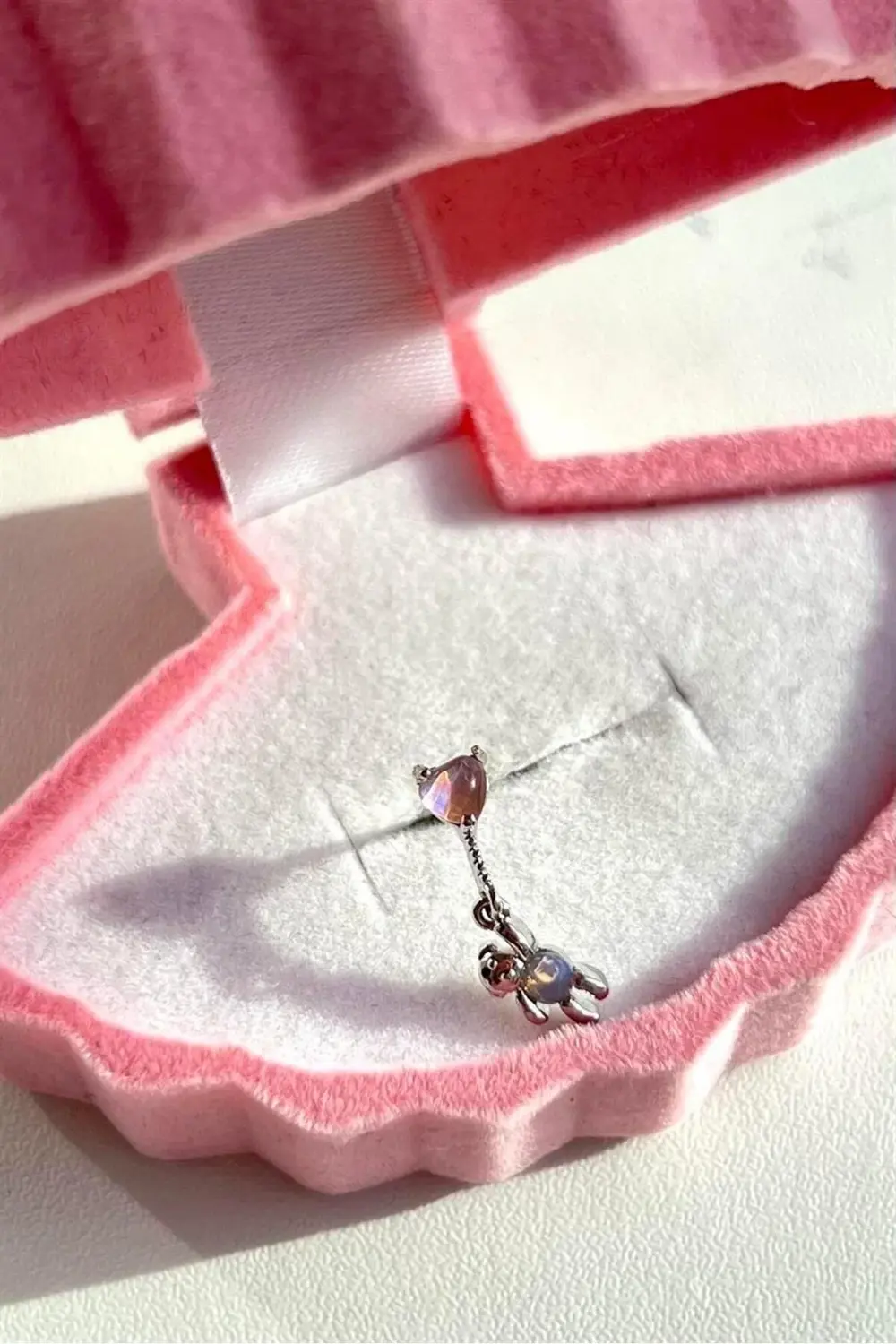 Uçan Balonlu Ayıcık Piercing | Cerrahi Çelik