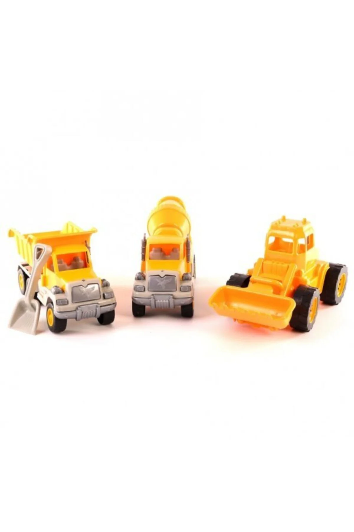 Uçar Kid 161 Oyuncak Küçük Inşaat Seti Kamyon-kepçe-silindir 26x13 Cm