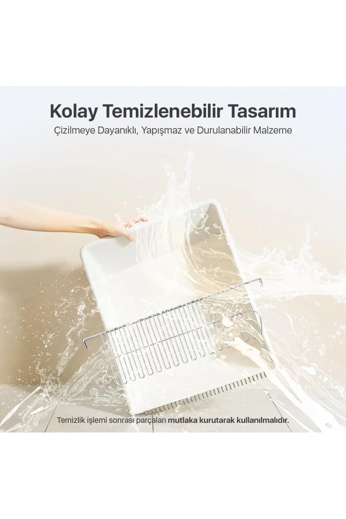 UCAT C31 Açık Tasarımlı Akıllı Otomatik Kedi Tuvaleti | Mobil Uyg