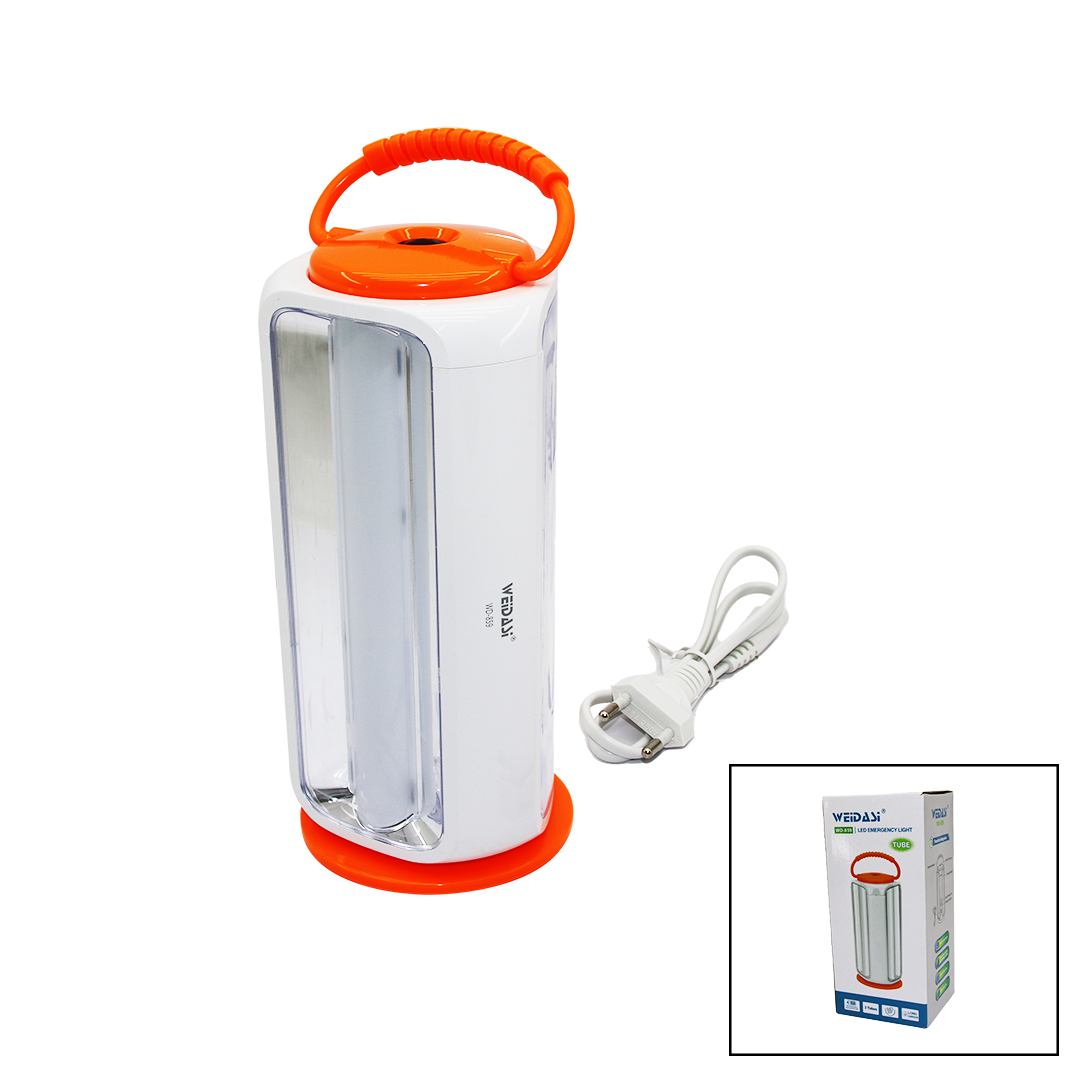 ÜÇGEN DİKEY MODEL EL FENERİ LAMBA 3 PARÇA  TUBE TÜP LED - 54SMD F