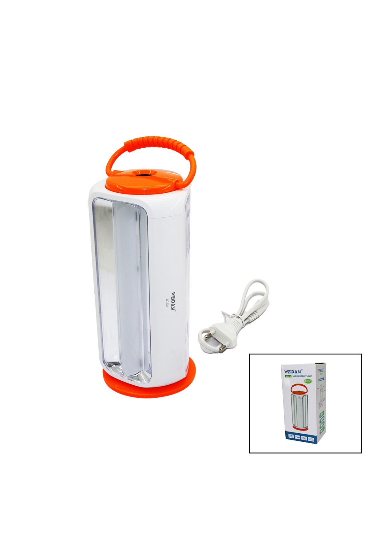 Akna Üçgen Dikey Model El Feneri Lamba 3 Parça Tube Tüp Led - 54Smd Fi