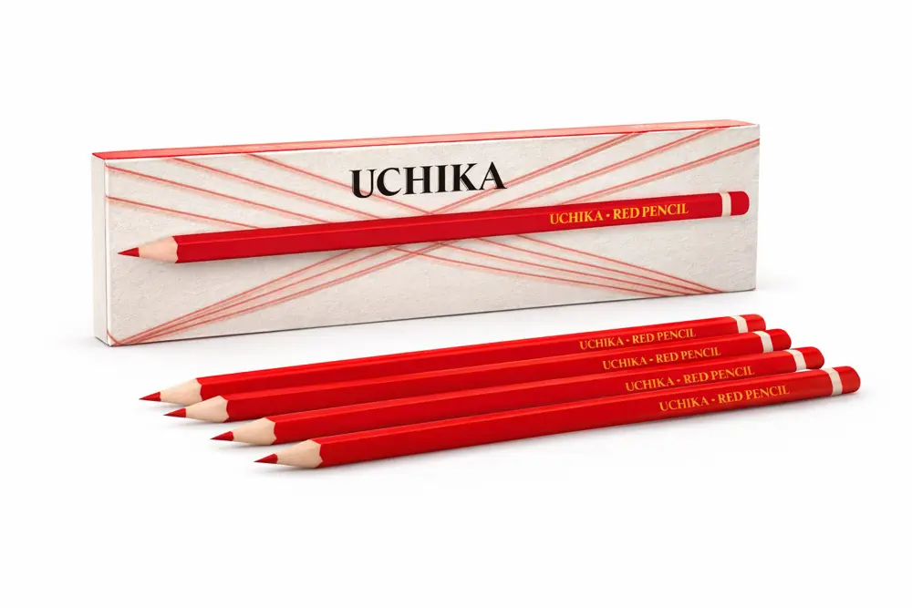UCHİKA KIRMIZI KURŞUN KALEM