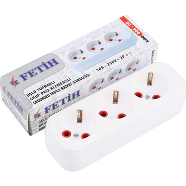 Üçlü Boş Kasa Priz