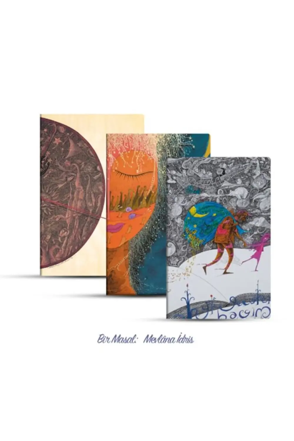 Üçlü Çizgisiz Defter Seti Bir Masal Mevlna İdris