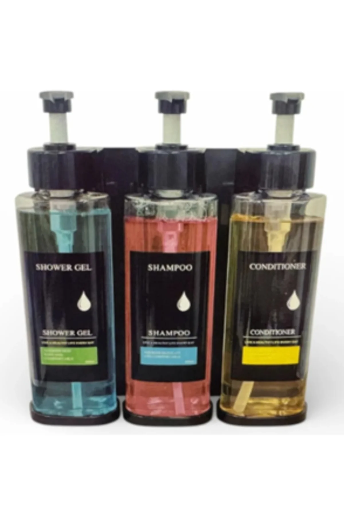 Üçlü Duvara Monte Şampuanlık 3x350 Ml