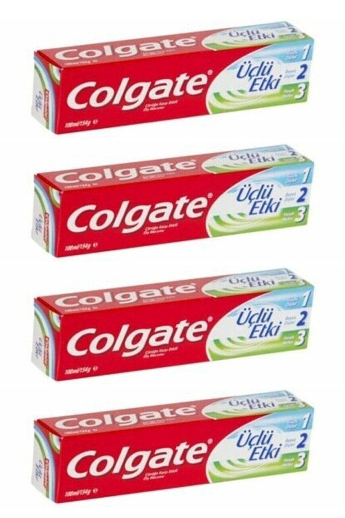 Colgate Üçlü Etki 100 Ml 7891024132173 (4 Adet)