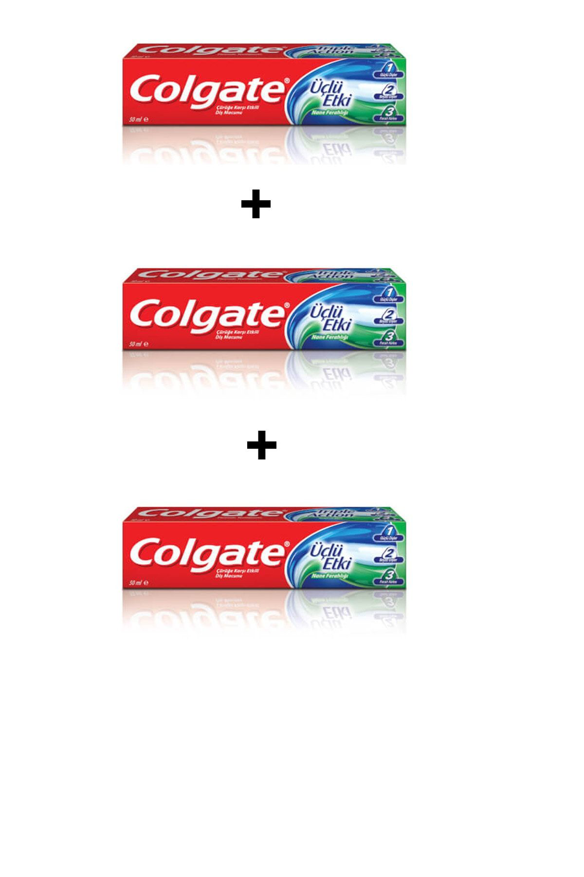 Colgate Üçlü Etki Diş Macunu 50Ml 3'Lü Set