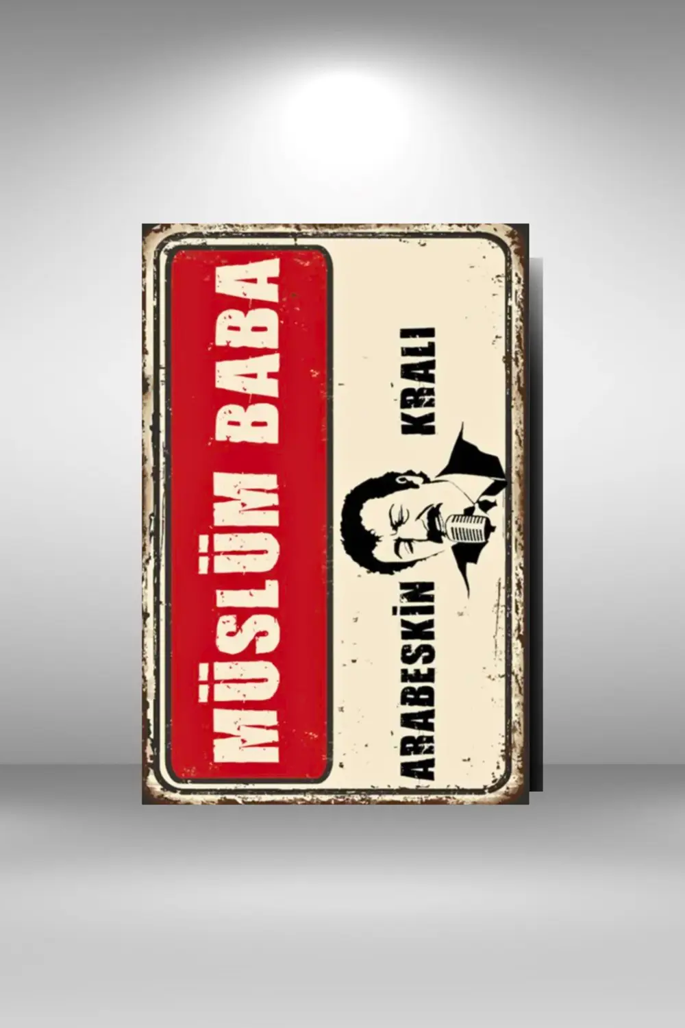Üçlü Set Ahşap Poster "Müslüm Gürses" "Müslüm Gürses Baba" "Müslü