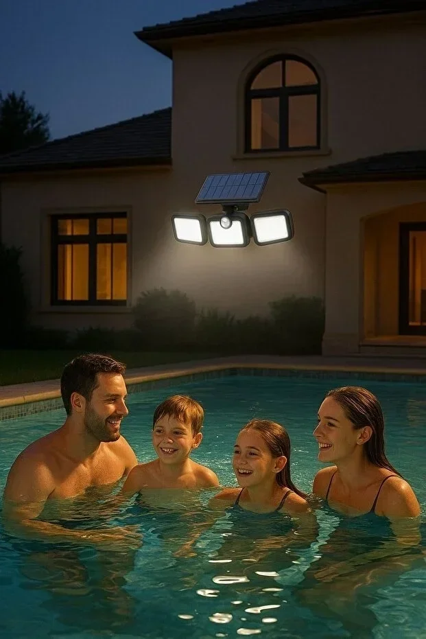 Üçlü Solar Led Projektör – Beyaz Işık – Sensörlü Dış Mekân Aydınlatma Bx40 Fiyatı, Yorumları ve Özellikleri