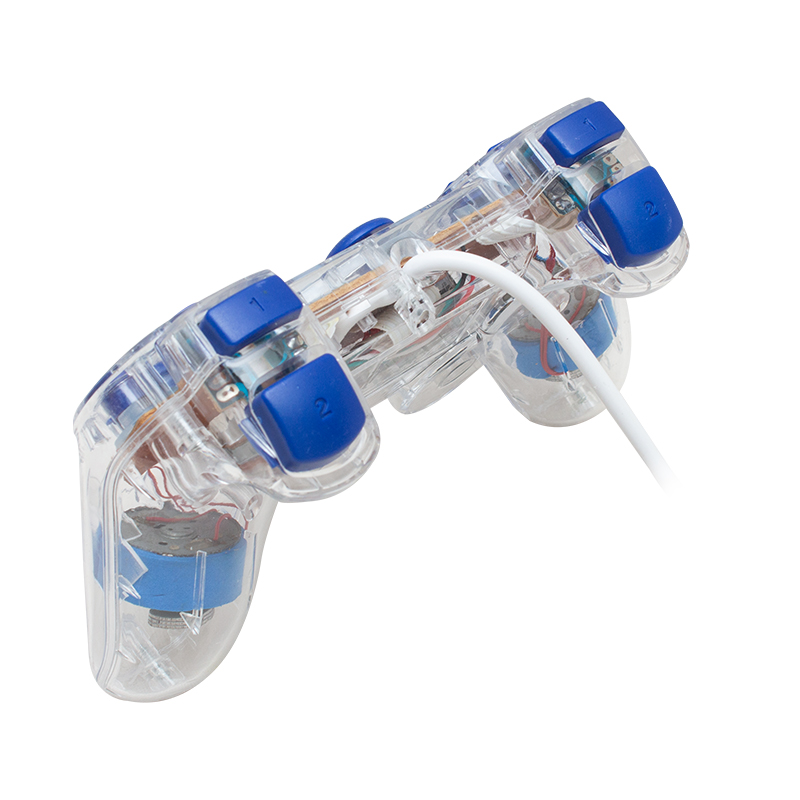 UCOM-704 DOUBLE SHOCK ŞEFFAF JOYPAD OYUN KOLU (4741)
