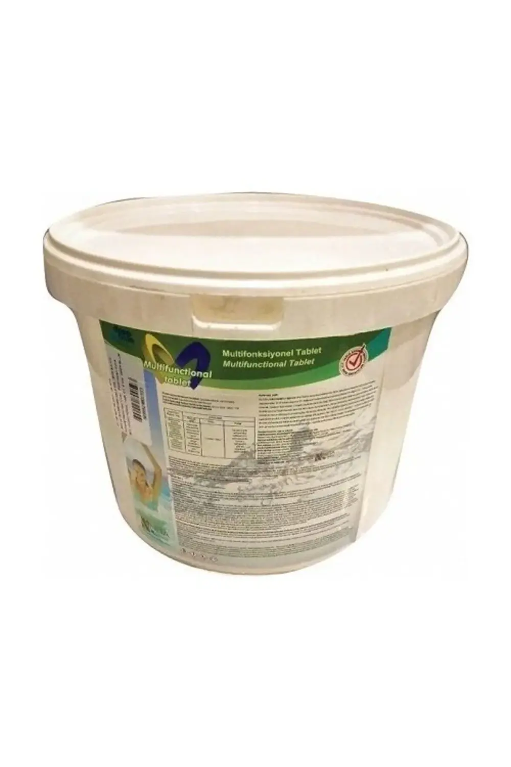 Üçü Bir Arada Multi Tablet Klor 10 Kg