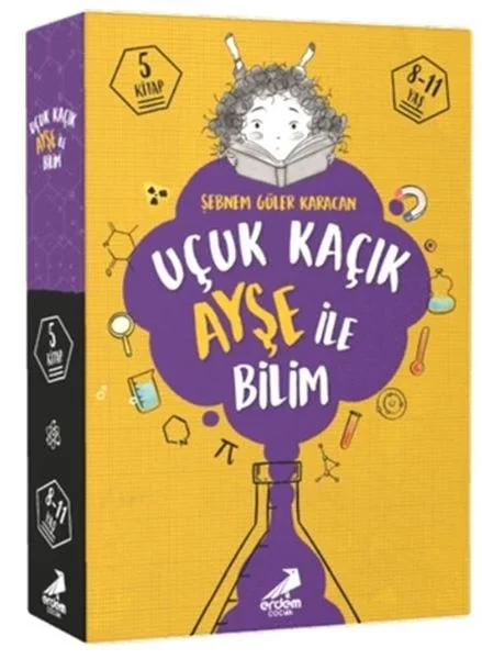 Uçuk Kaçık Ayşe ile Bilim - 5 kitap Takım Uçuk Kaçık Ayşe ile Bilim - 5 kitap Takım