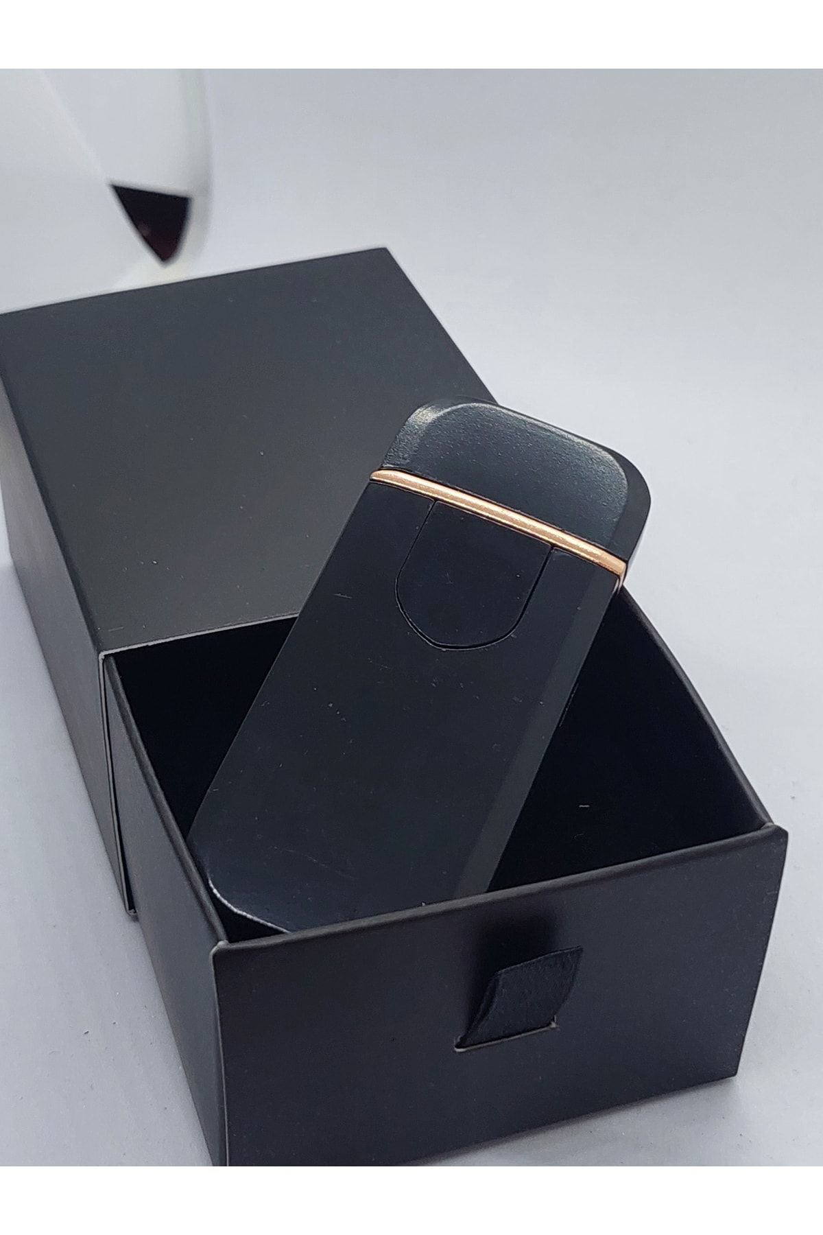 Pnp Ucuz Ve Kaliteli Şarj Göstergeli Siyah İzgara Usb Şarjlı Çakmak