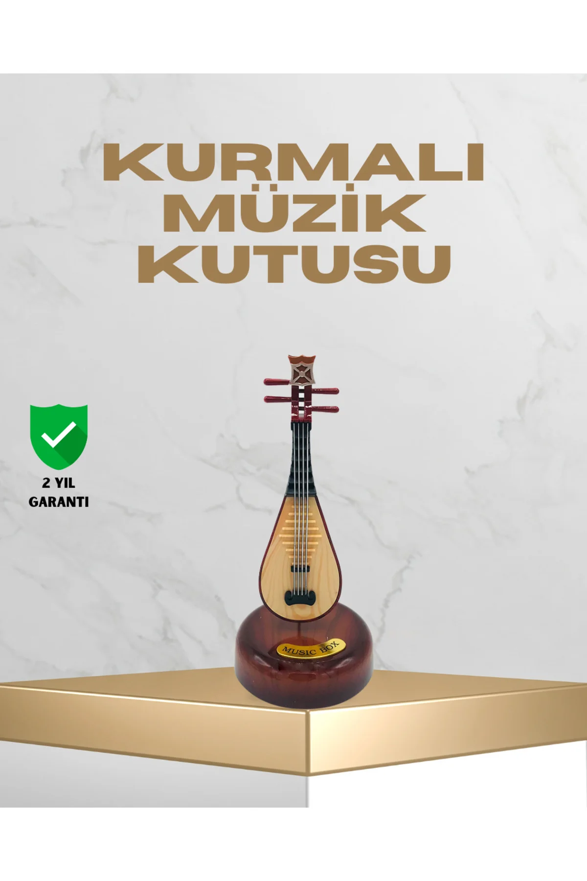 Ud Sembolü Müzik Kutusu Estetik Tasarım Melodi Destekli