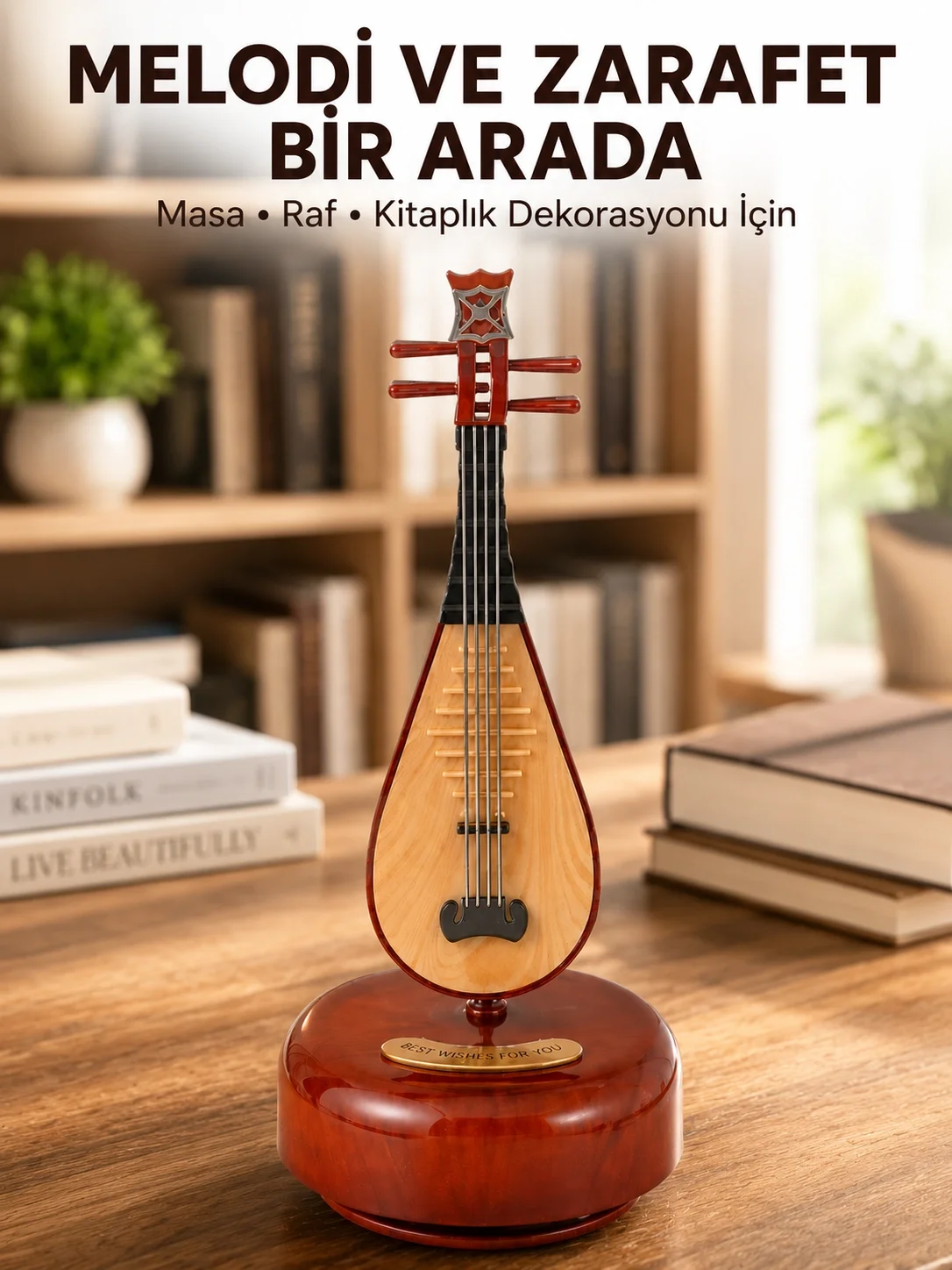 Ud Sembolü Müzik Kutusu Estetik Tasarım Melodi Destekli Ud Sembolü Müzik Kutusu Estetik Tasarım Melodi Destekli
