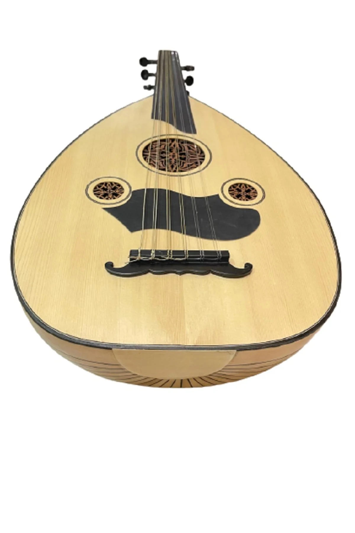 Ud Tam Profesyonel Kelebek Ağacı Uzun Abanoz Klavye, Abanoz Burgu