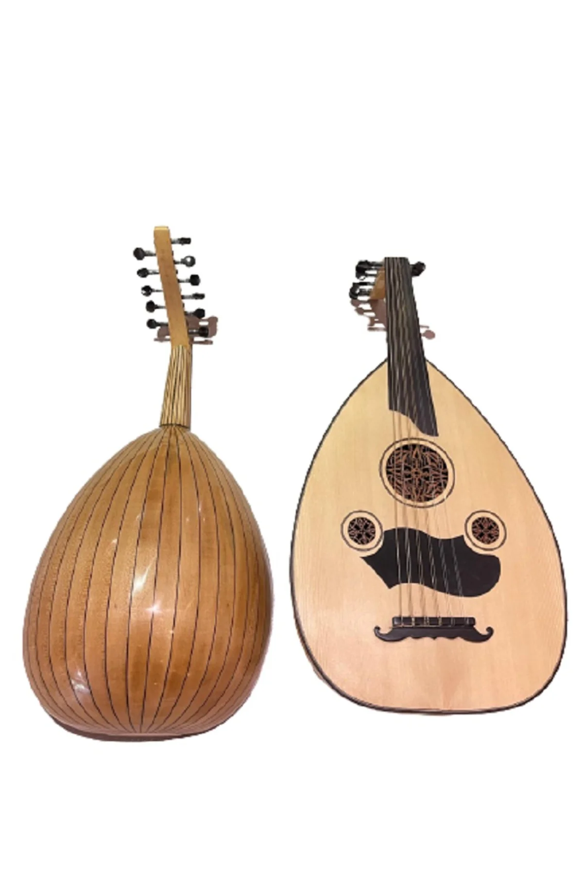 Ud Tam Profesyonel Kelebek Ağacı Uzun Abanoz Klavye, Abanoz Burgu