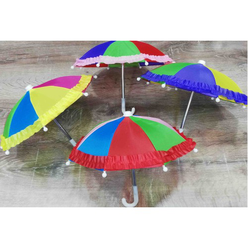Just Cheap Store Ufak Dekorasyon Şemsiyesi Gökkuşağı