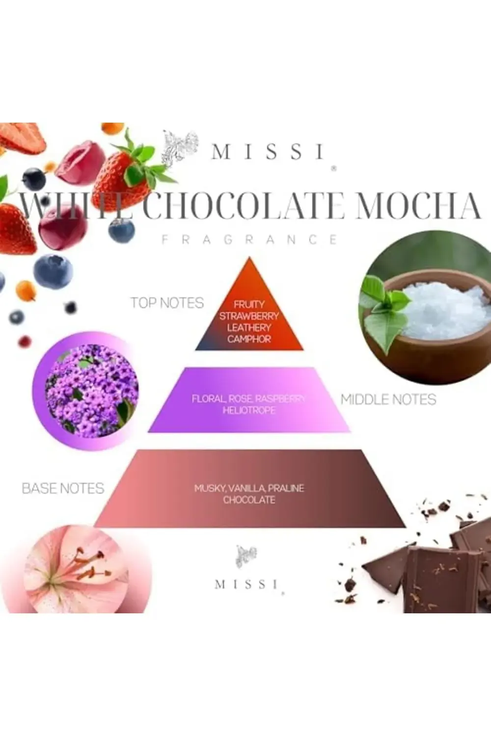 Üfleme Cam Ahşap Fitilli Whıte Chocolate Mocha Vegan Mum (380 gr)