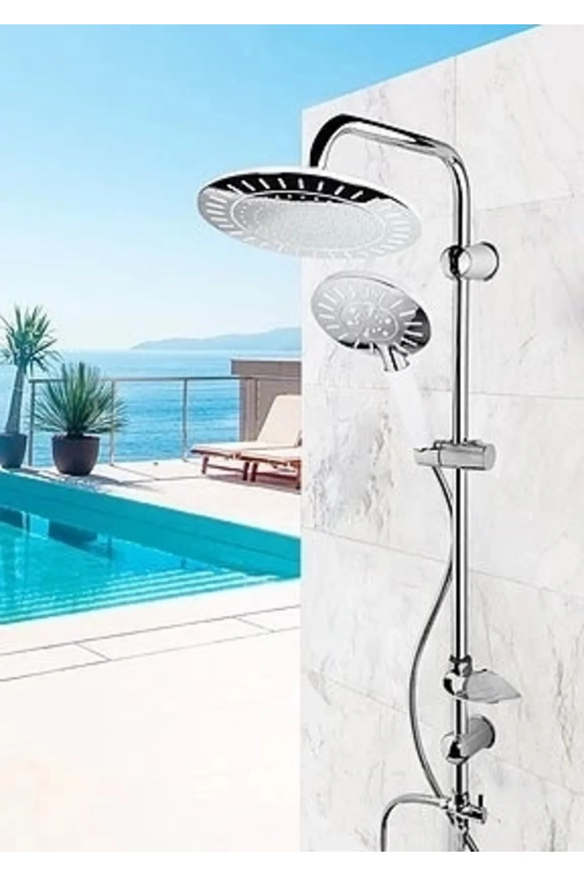 Ufo Europe Lüks Robot Yağmurlama Tepe Duş Seti ( Lisinya )
